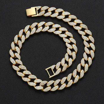 Details about   8/10/12/14/16/18mm Hip Hop Heavy Thick Stainless Steel Cuban Chain Necklace 